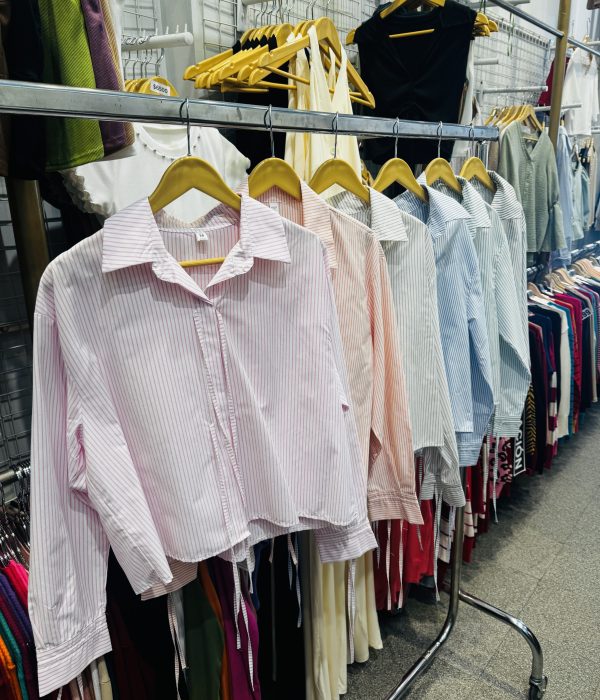 COD 13 CAMISA POPLIN RAYADO CON TIRAS