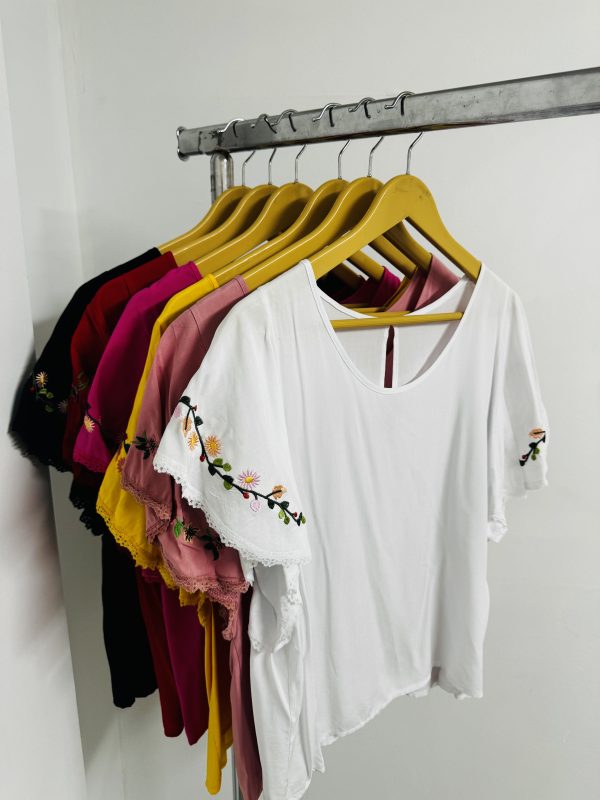 COD35 BLUSA BORDADO MANGA