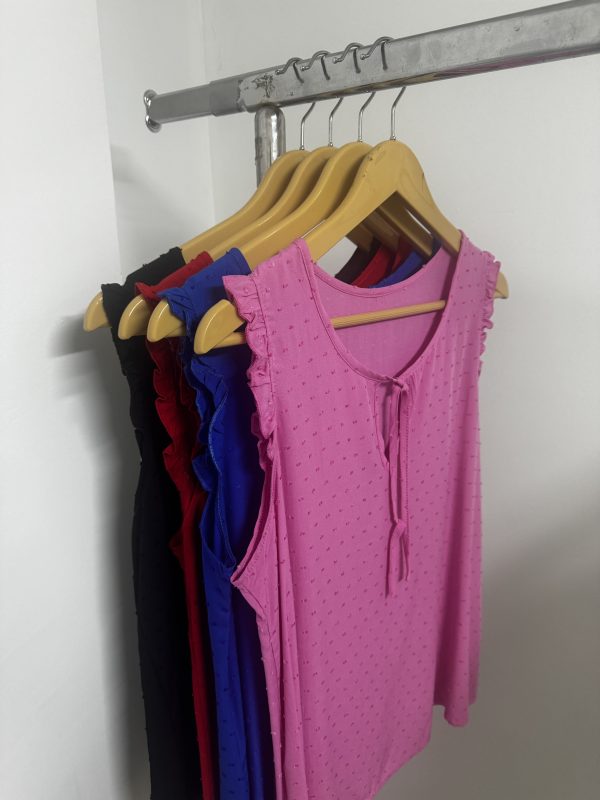 COD 101 MUSCULOSA BLUSA PLUMETI TIRA
