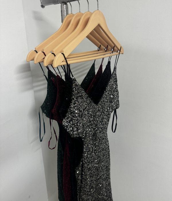 COD 96 VESTIDO LENTEJUELAS IMPORTADO