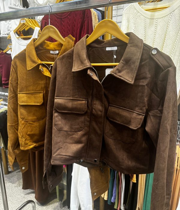 COD 138 TAPADO CAMPERA IMPORTADA CON CIERRE Y BOTON