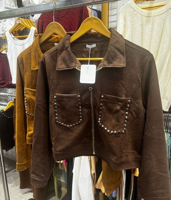 COD 139 TAPADO CAMPERA CON TACHAS IMPORTADO