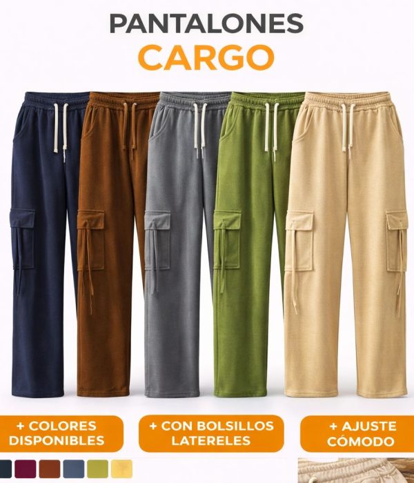 COD 152 PANTALON CARGO WAFLE