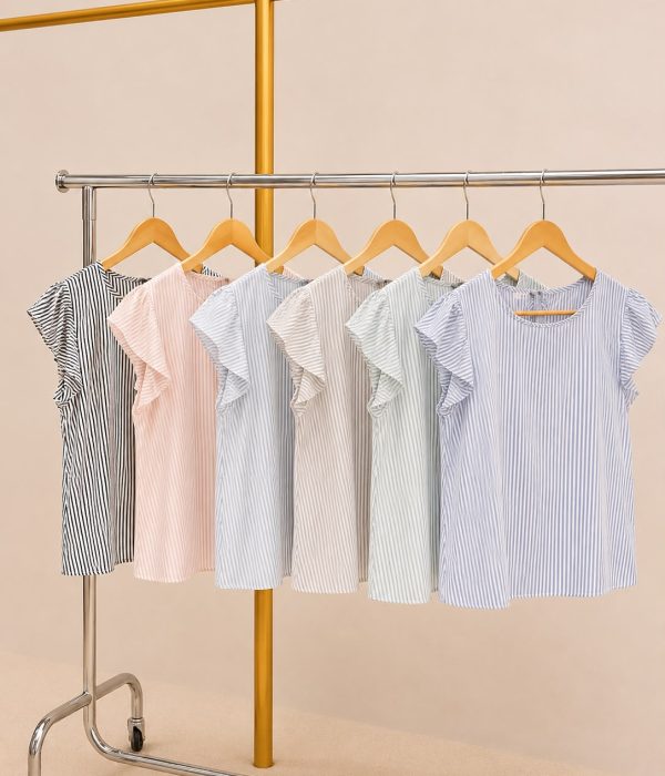COD 191 BLUSA RAYADO POPLIN LYCRA