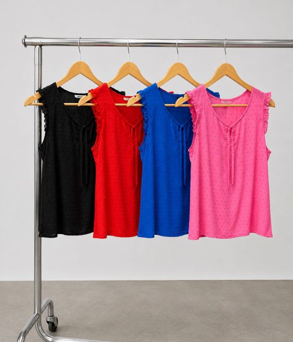 COD 200 MUSCULOSA BLUSA PLUMETI CON TIRA