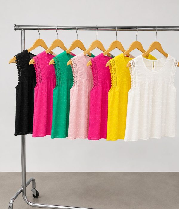 COD 201 MUSCULOSA PLUMETI CON PUNTILLA
